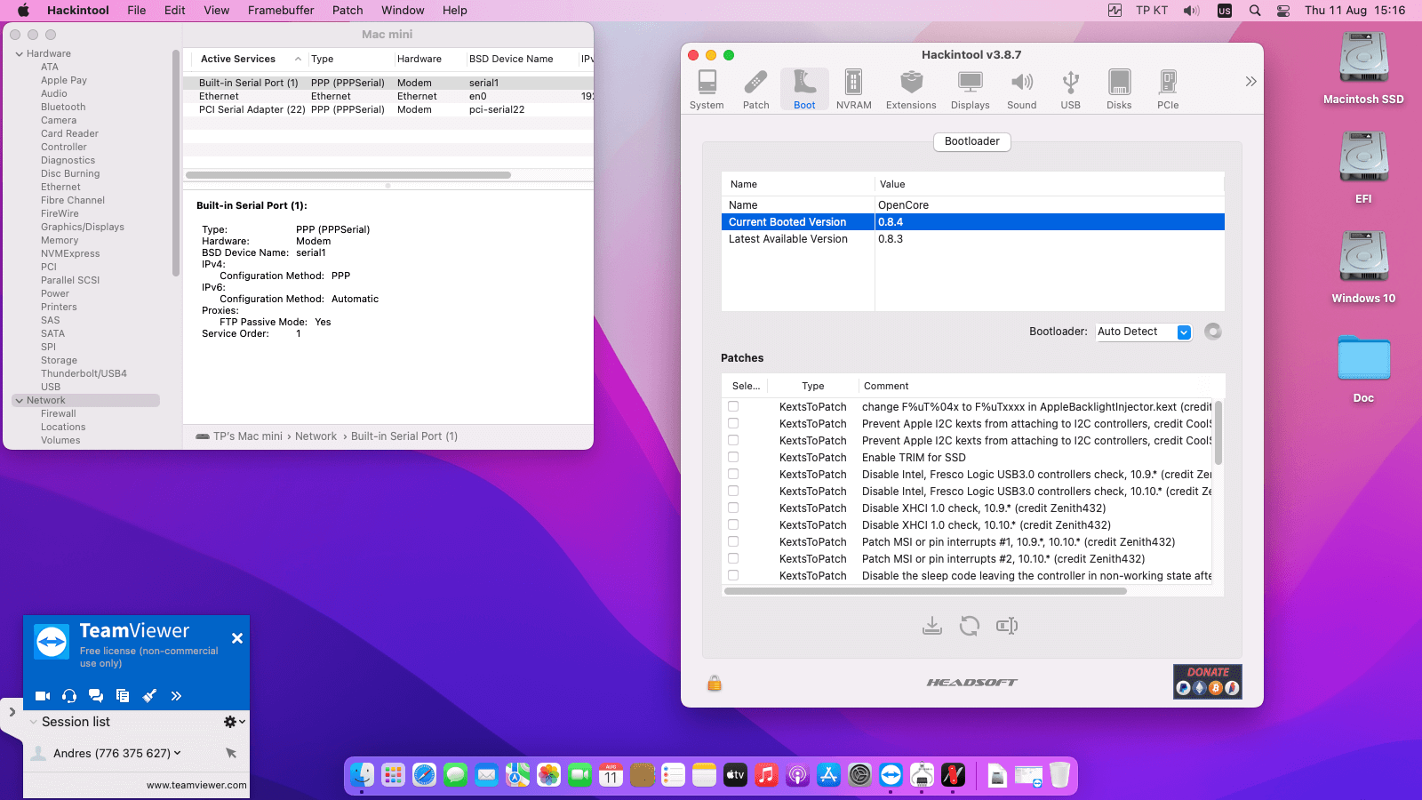 HP Prodesk 600 G1 SFF [Haswell   Intel HD 4600]   OpenCore 9